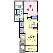 カルム菅池Aの間取り画像
