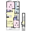 カルム菅池Bの間取り画像