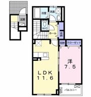 シャルマン Aの間取り画像