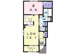 クレイドル Ⅰの間取り画像