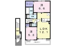 クレイドル Ⅰの間取り画像