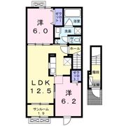 ルポール1番館の間取り画像