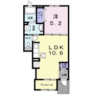 グランツ R Ⅰの間取り画像