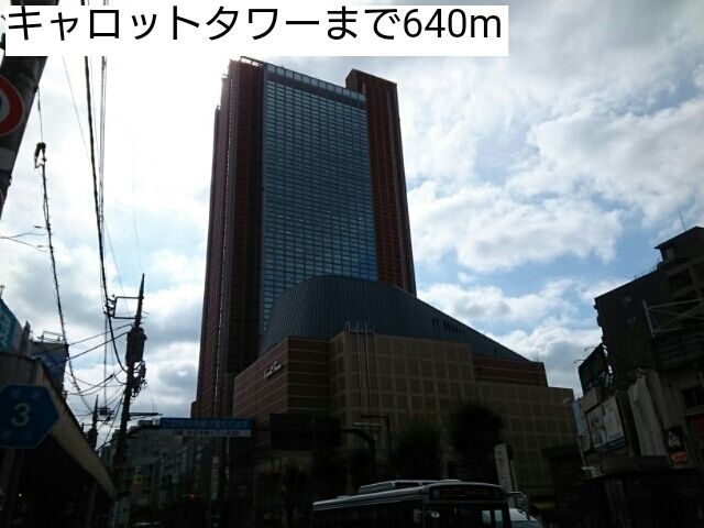 近くのキャロットタワーまで640m(徒歩8分)