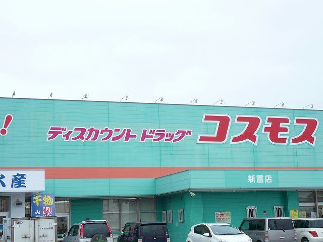 近くのコスモス新富店まで800m(徒歩10分)
