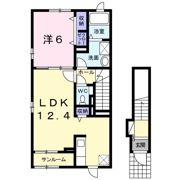 シャトレ シエルⅤの間取り画像