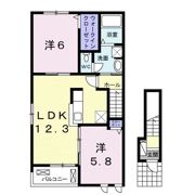グランデ フィオーレ 木園 Aの間取り画像