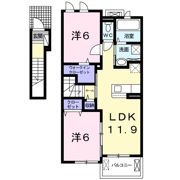 アンジュ ベル Ⅰの間取り画像