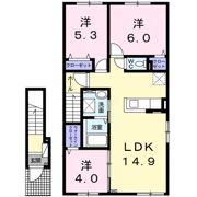カルムアルモニーの間取り画像