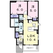 メゾンブランシュⅡの間取り画像
