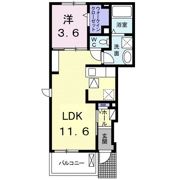 グラース メゾン中ノ町Ⅰの間取り画像