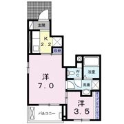 クレアシオンAの間取り画像
