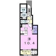 クレイン・ヒル Aの間取り画像