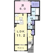 アーバンハイツAの間取り画像