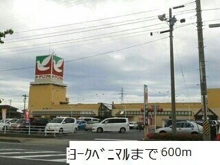 近くのヨークベニマルまで600m（徒歩8分）