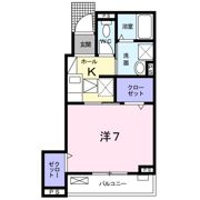 シェノン Rの間取り画像
