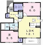 ランパルヴィラの間取り画像