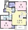ランパルヴィラの間取り画像