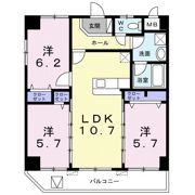 ヤフソ ひまわりの間取り画像