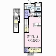 シエロ・ガーデン北島Aの間取り画像