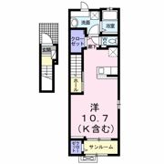 エスポワールK．S．Ⅱの間取り画像