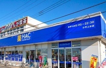 近くのハックドラッグまで950m（徒歩12分）