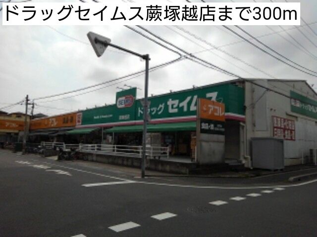 近くのドラッグセイムス蕨塚越店まで300m(徒歩4分)