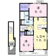 ソレイユ Ⅱの間取り画像