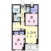 South Castle 高平の間取り画像