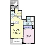 エスポワールReiwaの間取り画像