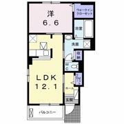 カーサ鳴門の間取り画像