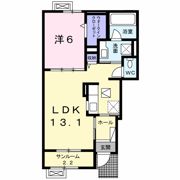 グロリオーサ Aの間取り画像