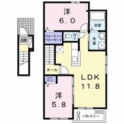 プランドールⅡAの間取り画像