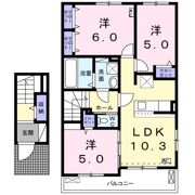 プリートンBの間取り画像