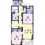 コンフォール山内 FKの間取り画像