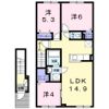 フランⅡの間取り画像