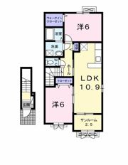 PlaisirⅡの間取り画像