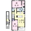 ツバメの間取り画像