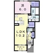 ヴィラ オレンジの間取り画像