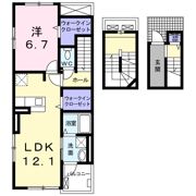 ファシール Ⅱの間取り画像