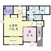 グローブジェルメの間取り画像