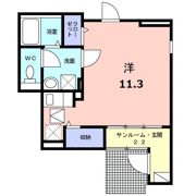 Hill－City 燕沢の間取り画像