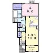 クリンベルBの間取り画像