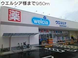 近くのドラッグストアまで950m（徒歩12分）