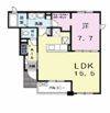 ハウス ラフランス Aの間取り画像
