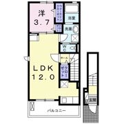 ラ・クレアⅡの間取り画像
