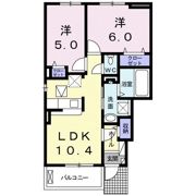 Villa Shin Ⅲの間取り画像