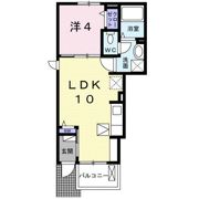 カーサ ヴェルデBの間取り画像