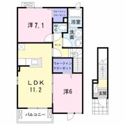 リーベルタース Cの間取り画像