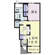 ルポゼAの間取り画像
